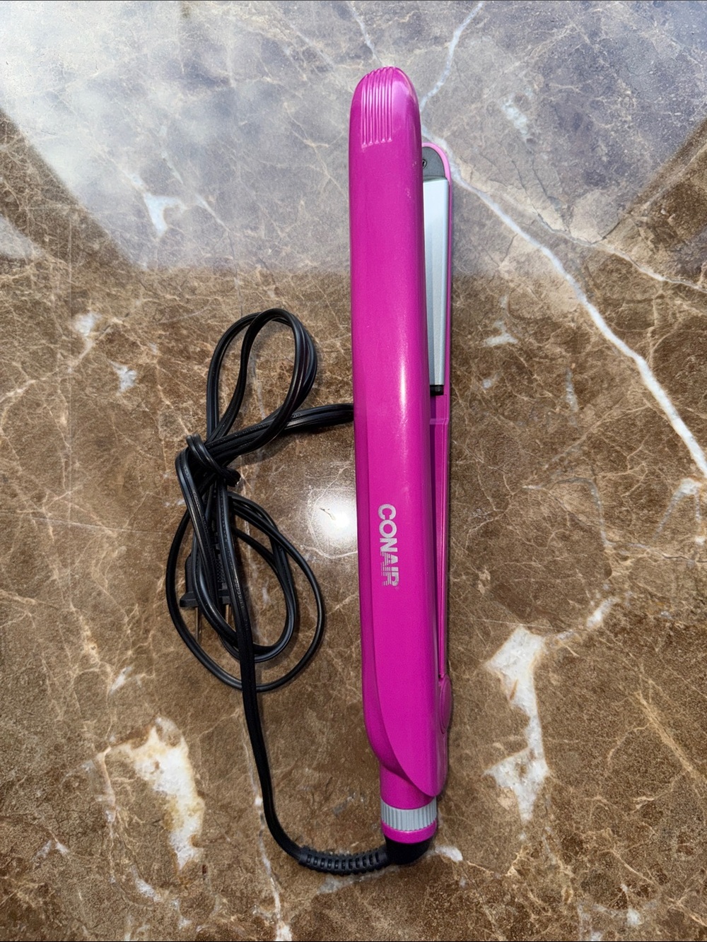 Conair Compact Pink Mini Hair Straightener for Travel & Touch-Ups